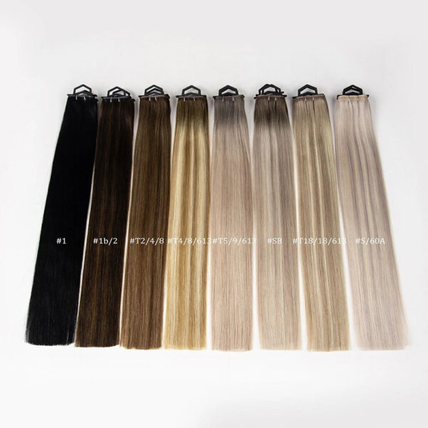 Double Drawn Flat Weft Hair Extensions