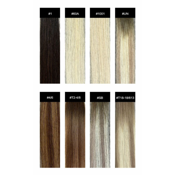 Double Drawn Flat Weft Hair Extensions - Image 2